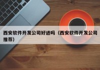 西安软件开发公司好进吗（西安软件开发公司推荐）